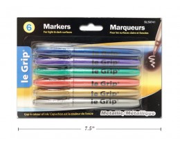 Metallic Ink Broad Tip Markers