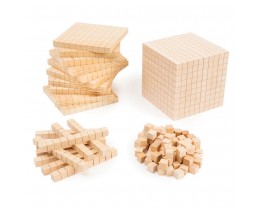 Wooden Base Ten Blocks