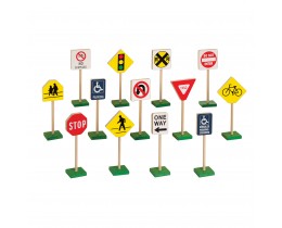 7″ Block Play Traffic Signs